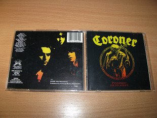 CORONER - Punishment For Decadence (1989 Noise, CLUB, USA)