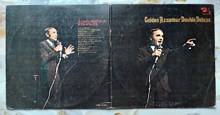 Charles Aznavour - Golden Deluxe, Barclay - GW 23-24, 2×LP, Japan, 1969, a-ex / b-ex / c-ex+ / d-ex+