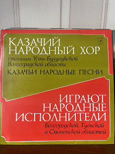 Поют народные исполнители(играют)