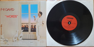 F.R. David - Words, Germany (NM-)