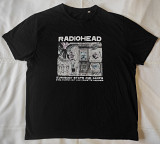 Вінтажна футболка Radiohead. Принт до альбому Kid A