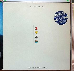 Elton John – Too Low For Zero (17-й альбом), 1983, HIS PD 24, оригинал - England (ЕХ+/NM, вставка из
