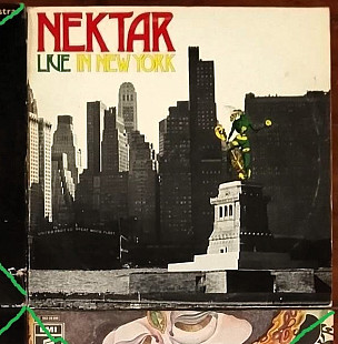 Nektar – Live In New York (2LP) (концертный альбом), 1977, BLS 5557, Germany (ЕХ+/ЕХ+, с разворотом)