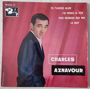 EP Charles Aznavour "Tu t'laisses aller", France, 1961 год