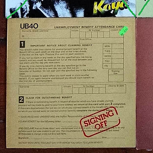 UB40 – Signing Off (2LP) (1-й альбом), 1980, VR55120, Holland (играет хорошо ЕХ+, выглядит ЕХ, VG+/ЕХ