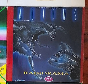 Radiorama – Aliens (45 RPM, Maxi-Single - 2 трека), 1986, 608 773, Germany (ЕХ+/ЕХ+) - 550 (Italo-Di