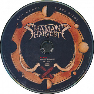 SHAMAN'S HARVEST CD «Red Hands Black Deeds» ℗2017