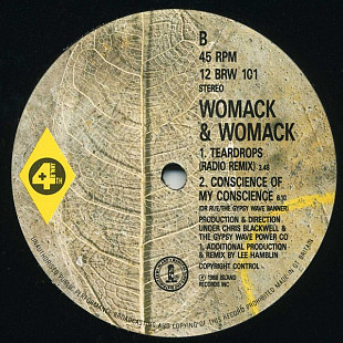 Womack & Womack – Teardrops 1988 Maxi Single