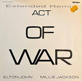 Elton John / Millie Jackson – Act Of War (Extended Remix), 12'45RPM Single