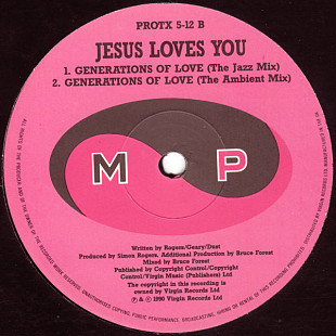 Boy George/Jesus Loves You – Generations Of Love (Remix) 1991 Maxi Single UK promo