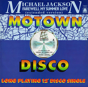 Michael Jackson – Farewell My Summer Love / Call On Me 1984 12 Maxi Single disco UK edition