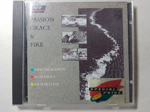 John McLaughlin, Al Di Meola, Paco De Lucia – Passion, Grace & Fire /1983/ Philips/ Germany Фирменн