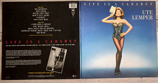 UTE LEMPER LIFE IS A CABARET ( CBS 460493 1 A1/B1 ) G/F 1987 HOLL
