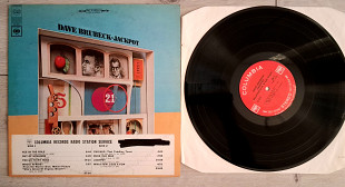 DAVE BRUBECK JACKPOT ( 2 EYES COLUMBIA CS 9512 ) RADIO STATION STICKER 1968 US