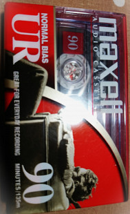 Maxell UR 90 аудіокасета нова, США - Канада