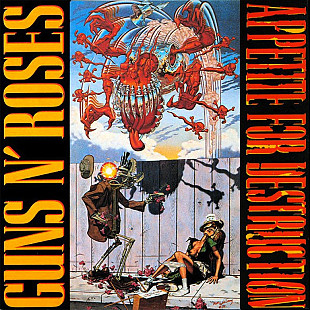 Guns N' Roses – Appetite For Destruction (Uncensored Cover, RSA Pressing)
