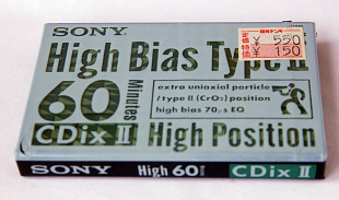Аудиокассета SONY CDix II 60