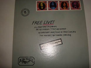 FREE- Free Live! 1971 Orig.USA Rock Classic Rock