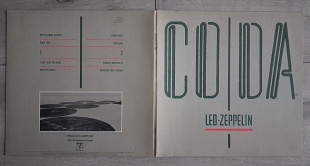 LED ZEPPELIN CODA ( SWAN SONG A0051 A/B ) G/F 1982 GERMANY