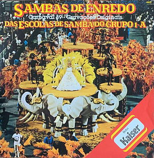 Various – «Sambas De Enredo Das Escolas De Samba Do Grupo 1A - Carnaval 89»  2 LP