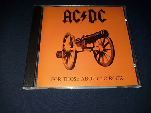 AC/DC "For Those About To Rock We Salute You" фирменный CD Made In The EU.