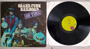GRAND FUNK RAILROAD ON TIME ( LIME CAPITOL with VIOLET POINT ST 307 ) 1969 USA