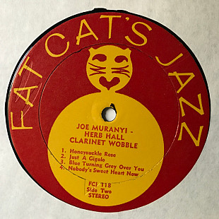 Joe Muranyi & Herbie Hall – Clarinet Wobble Fat Cat's Jazz – FCJ 118, USA.