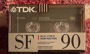 TDK SF 90 Type II High Position / Chrome (CrO2) / Япония / ЗАПЕЧАТАНО