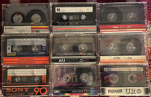 12 кассет разных