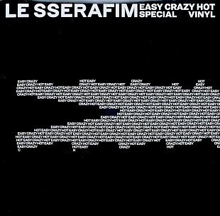New LE SSERAFIM - 'EASY-CRAZY-HOT' SPECIAL VINYL