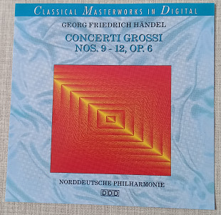 CD Georg Friedrich Handel "Concerti grossi nos. 9-12, op. 6", Europa, 1999 год