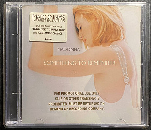 Madonna – Something To Remember – PROMO CD GOLD STAMP WARNER BROS. RECORDS USA
