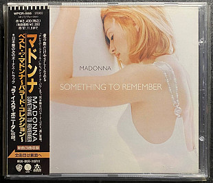 Madonna – Something To Remember – CD WARNER BROS. RECORDS JAPAN
