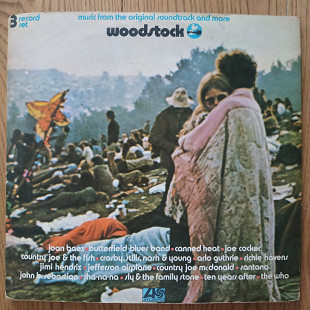 Woodstock UK first press 3 lp vinyl festival red plum