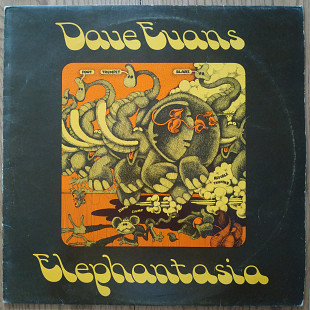 Dave Evans Elephantasia UK first press lp vinyl