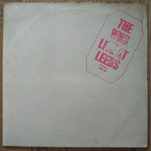 Who Live At Leeds UK first press lp vinyl