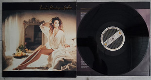 SANDRA ( ARABESQUE, ENIGMA ) PAINTINGS IN YELLOW ( VIRGIN 210518-630 A2/B1 ) ORIGINAL, STICKER 1990. G