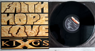 KING'S X FAITH THE HOPE LOVE BY KING'S X ( MEGAFORCE / ATLANTIC 7567-82145-1 AX/BX ) 1990 GER
