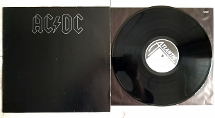 AC / DC BACK IN BLACK ( ATLANTIC ATL 50735 A4/B7 ) 1980 HOLL