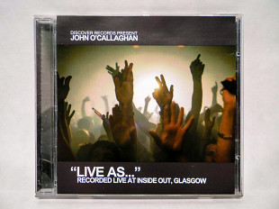 CD диск John O'Сallaghan - "Live As..." Vol.2