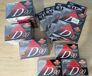 TDK D90 High Output нові корпус квадрат USA