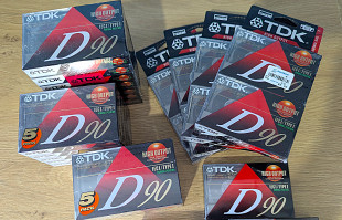 TDK D90 High Output нові корпус квадрат USA