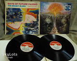 2LP in Original Covers : The Moody Blues - In Search of..'68 / Days of..'67 DERAM Germ. NM / NM / NM