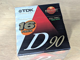 Аудіо касети TDK D90 High Output лот 16 штук