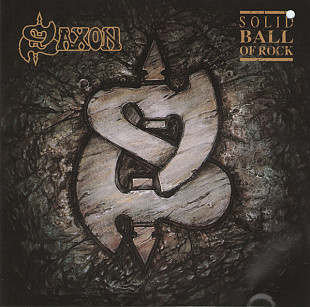 Фірмовий SAXON - " Solid Ball Of Rock "