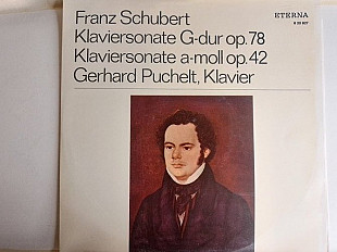 Schubert Klaviersonate G-dur op.78 Klaviersonate A-moll op.42 Gerhart Puchelt Klavier