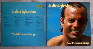 JULIO IGLESIAS THE 24 GREATEST SONGS 2LP ( CBS 88469 A3/B3/C3/D4 ) G/F 1978. HOLLAND