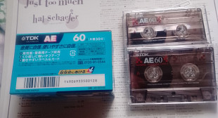 Аудио кассеты TDK AE60 под запись без эксплуатации