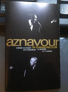 Фирменная аудиокассета в идеальном состоянии Aznavour* – 20 Chansons D'or произв.Голландия