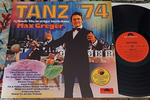 Max Greger – Tanz '74 (14 Aktuelle Hits Im Strikten Tanzrhythmus) 1973 (Germany0 NM